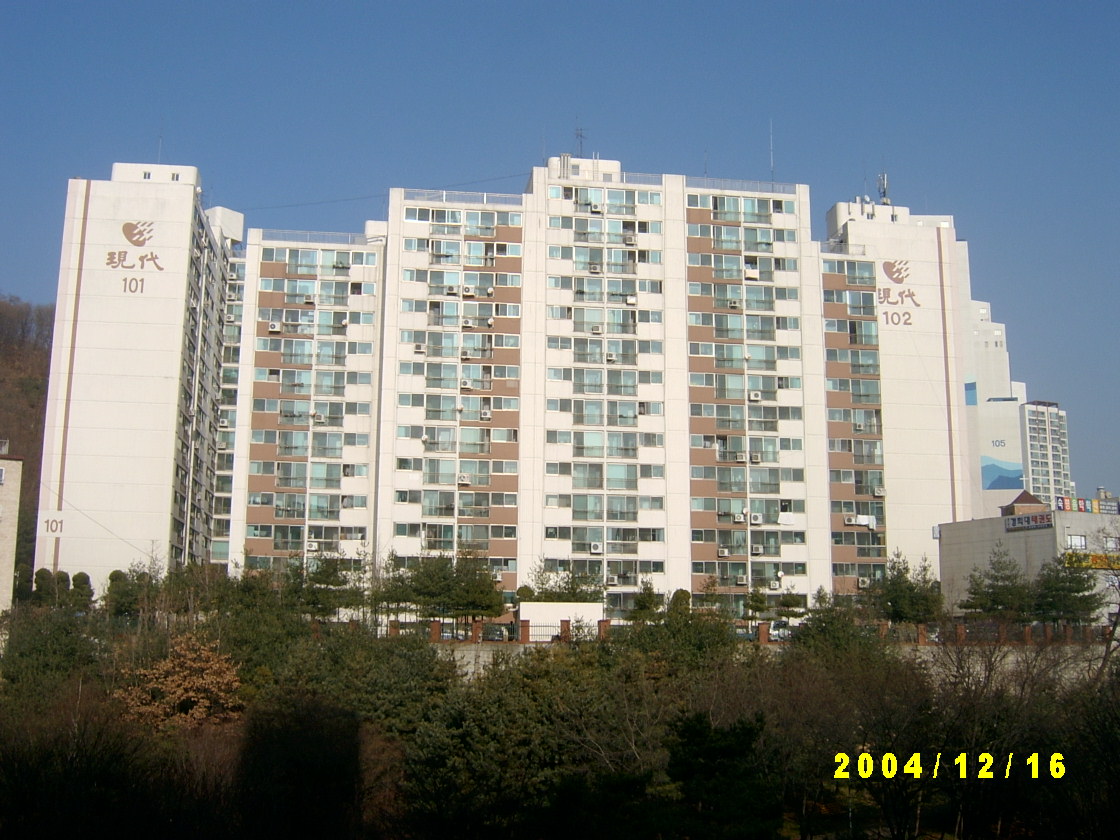 광명시 하안5단지에서 바라본 현대아파트 전경입니다. | 부동산뱅크 커뮤니티