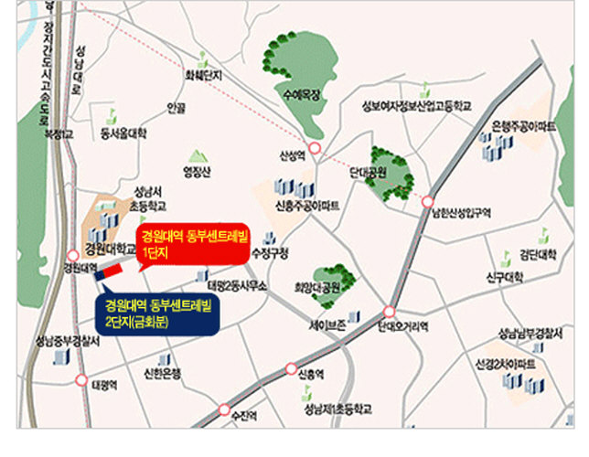 경기도 성남시 태평동 가천대역동부센트레빌1단지 | 부동산뱅크 단지뱅크