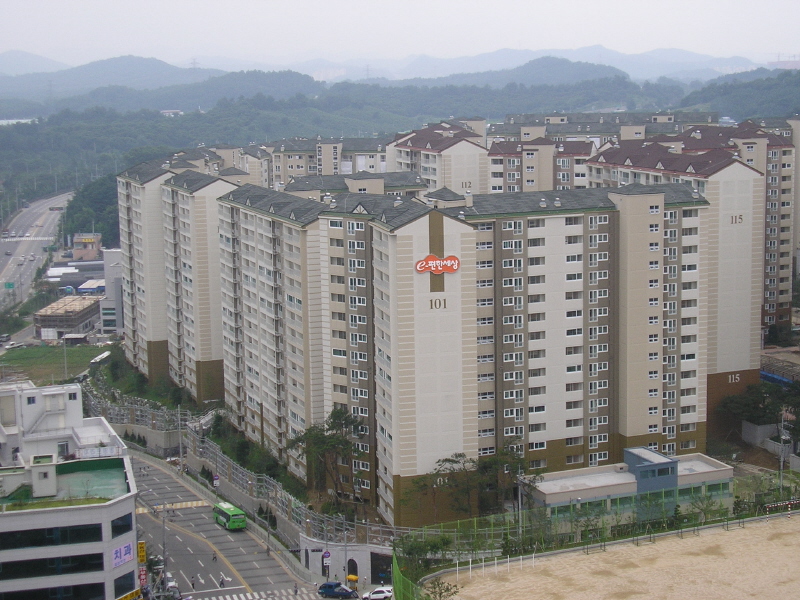 용호마을e-편한세상 — 단지배치도