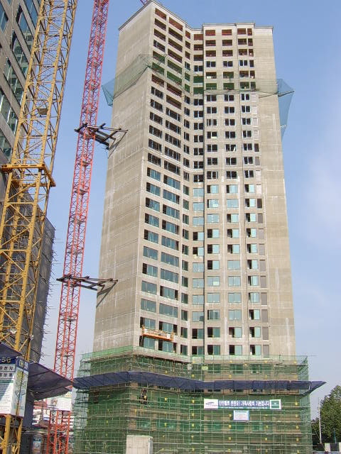 광진구 노유동 광진트라팰리스 공사현장 - 2006년 8월 말 입주예정 | 부동산뱅크 커뮤니티