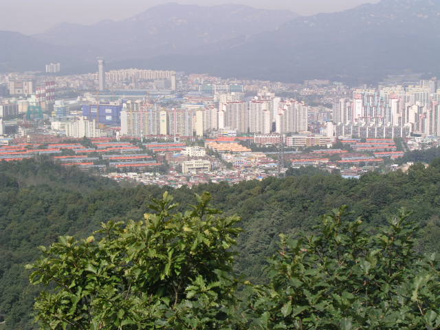 의왕 모락산에서 본 내손동 대우사원단지 | 부동산뱅크 커뮤니티
