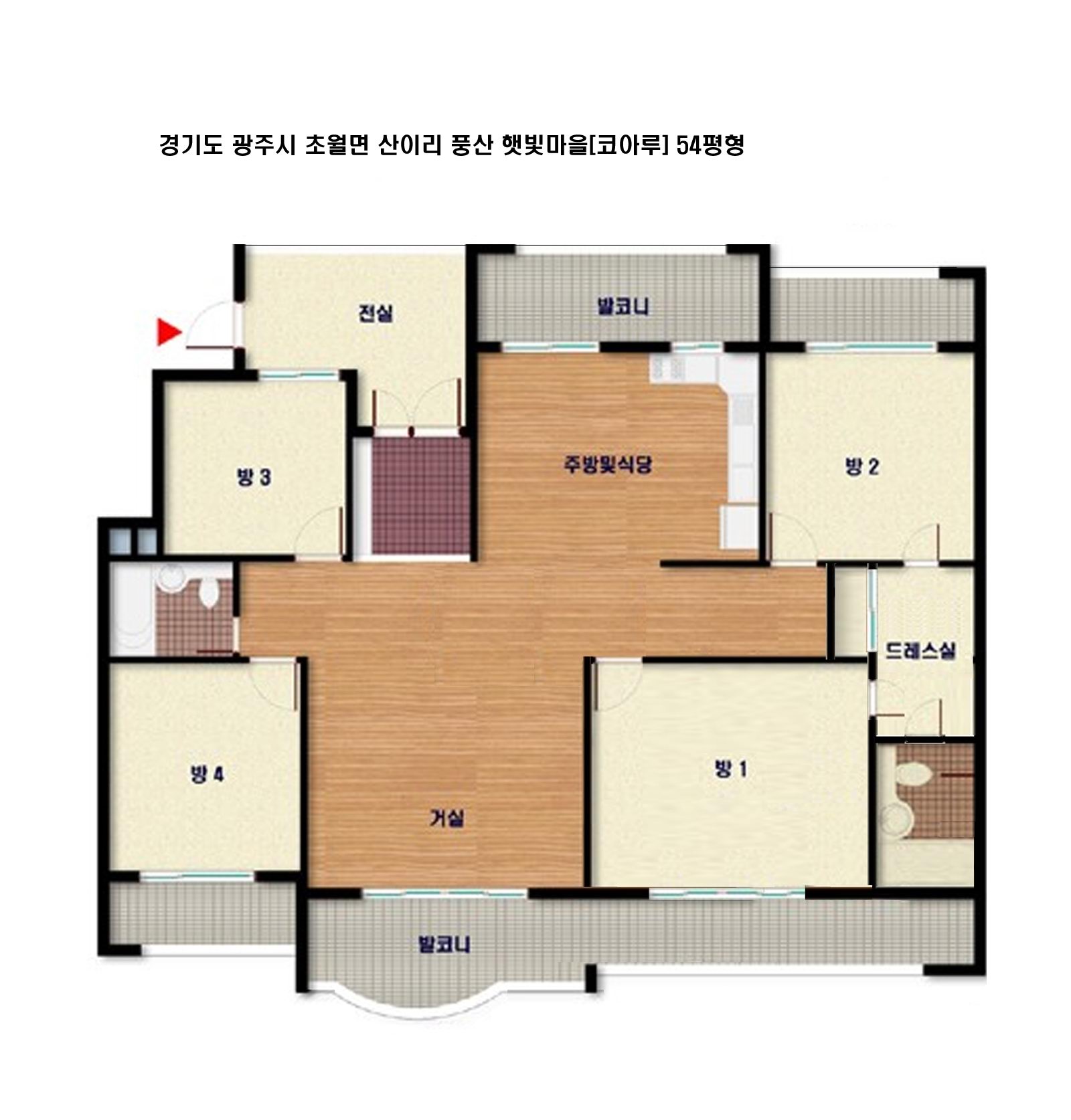 경기도 광주시 초월읍 햇빛마을코아루 | 부동산뱅크 단지뱅크